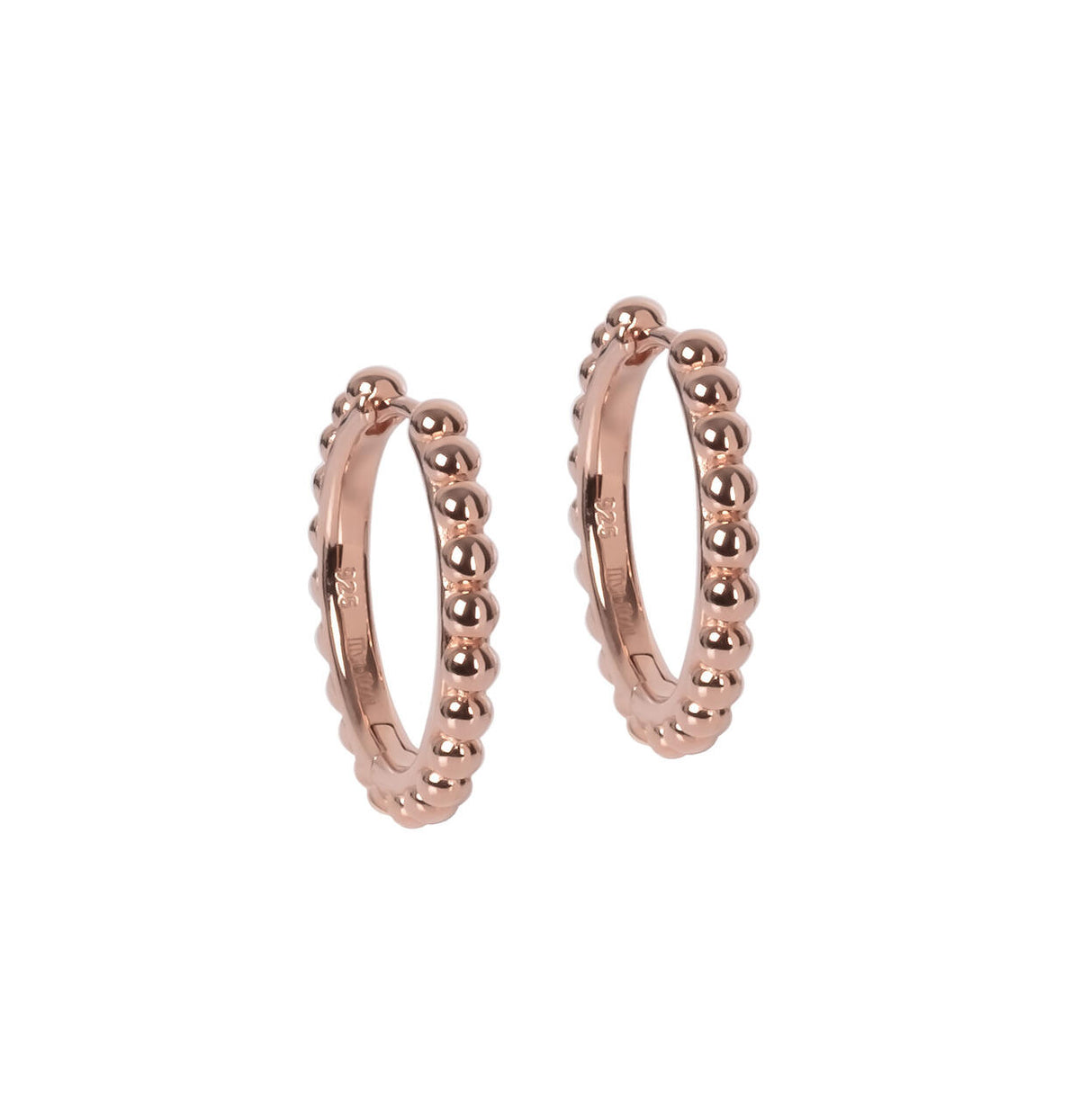 MyaMoon Aria Hoops M silver hoop earrings — view 4