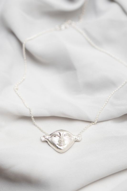 New Vintage by Kriss Hathor Harmony silver choker necklace — view 2