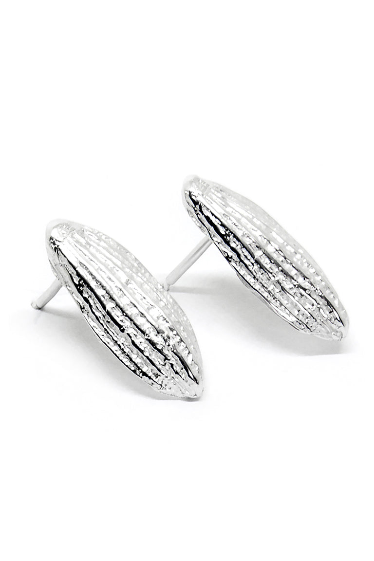 Agnes Veski SPRING Petal silver stud earrings — view 6