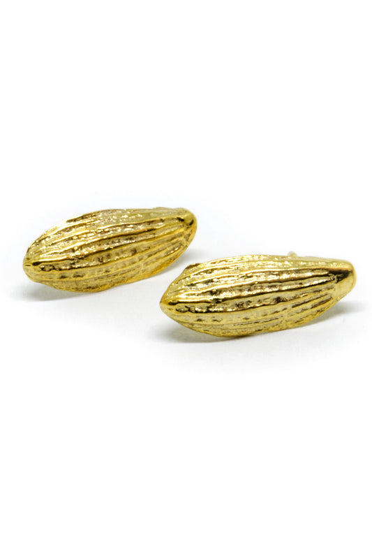 Agnes Veski SPRING Petal silver stud earrings — view 2