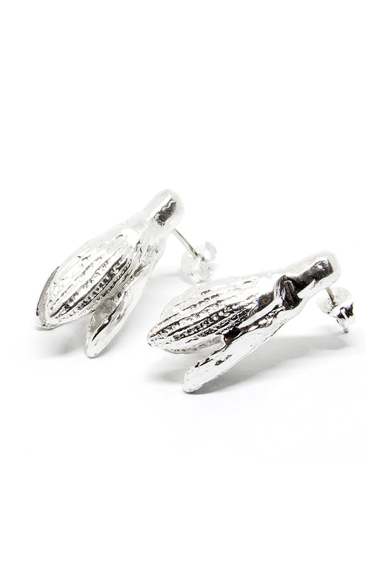 Agnes Veski SPRING Snowdrops silver earrings — view 2