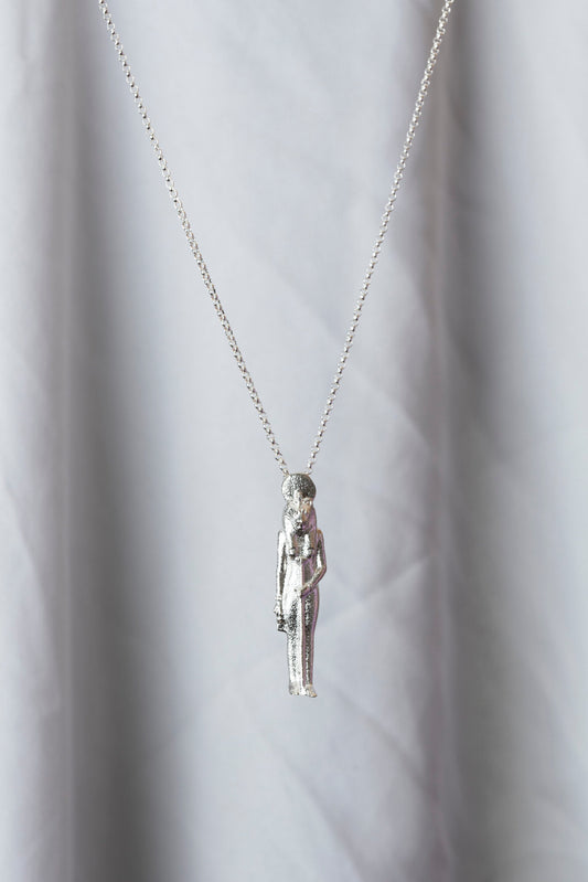 New Vintage by Kriss Sekhmet Fire silver pendant necklace — view 2
