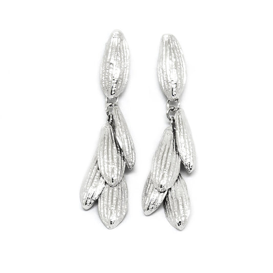 Agnes Veski SPRING handmade silver earrings — view 2