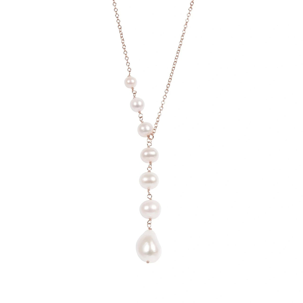 MyaMoon Pearl Dreamer silver pearl necklace — view 3