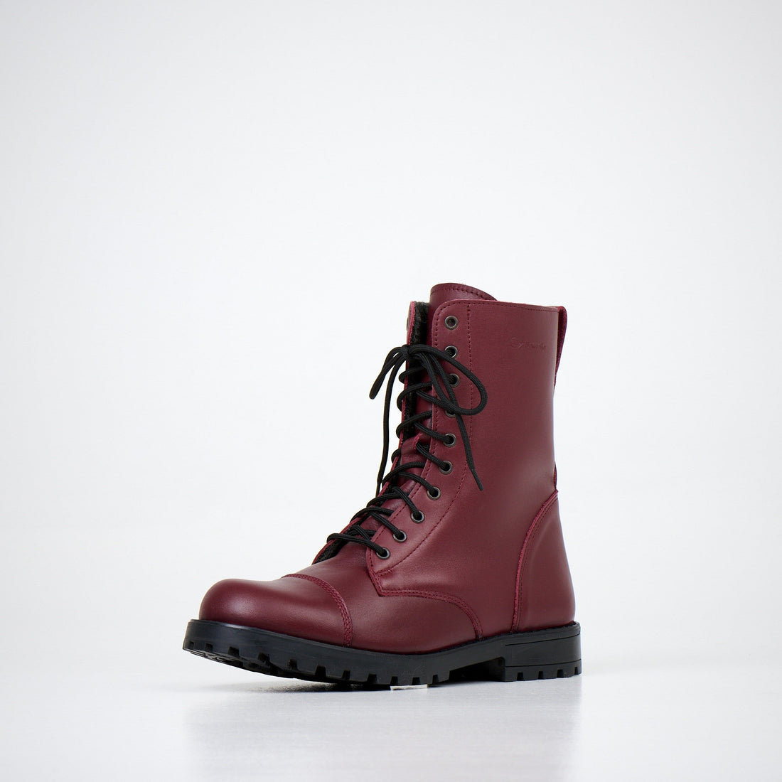 Samelin 511 Burgundy Boots – Military Precision for Everyday Style