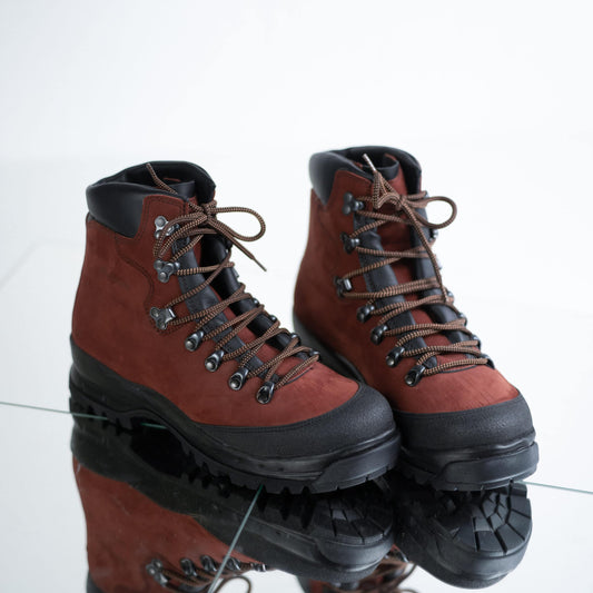 Samelin 553P Rosso Aragosta Hiking Boots – Military Precision with Vibrant Style