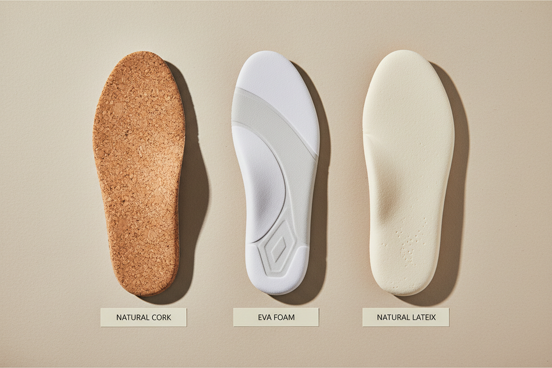 Cork vs EVA vs Latex Insoles: Which Is Best?