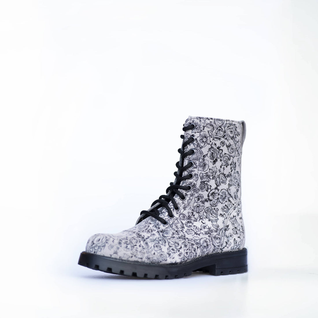 Samelin 511 Gray Flowers Boots – When Punk Meets Petals
