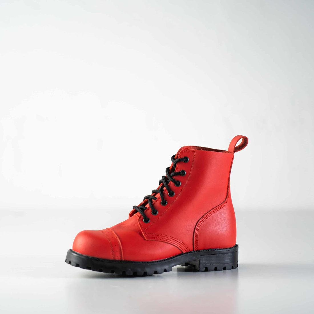 Samelin 517 Red Aviator Boots – Courage in Color, Strength in Craftsmanship