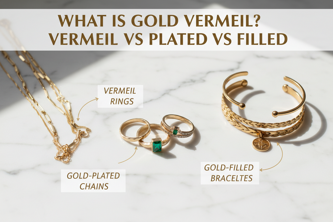 What Is Gold Vermeil? Vermeil vs Plated vs Filled
