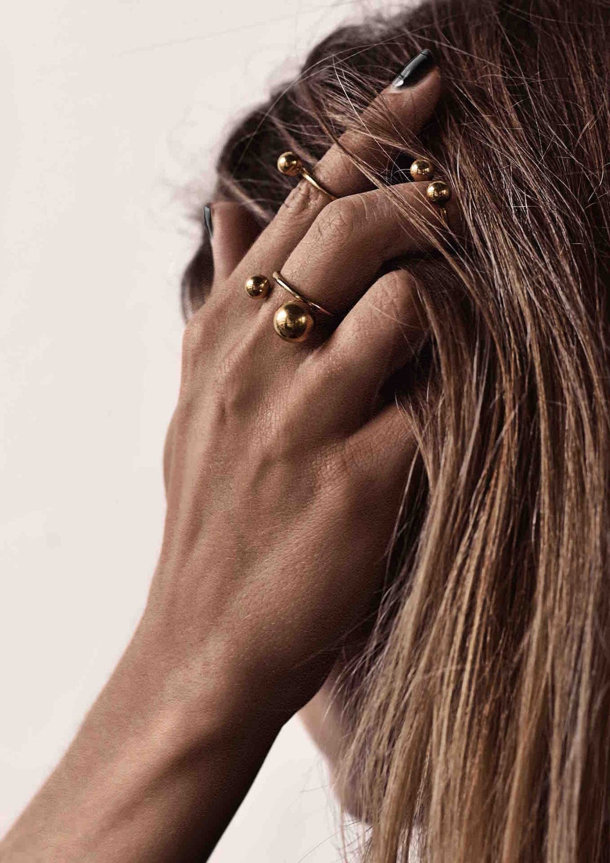 NO MORE Big Bomb gold vermeil bubble ring — view 5