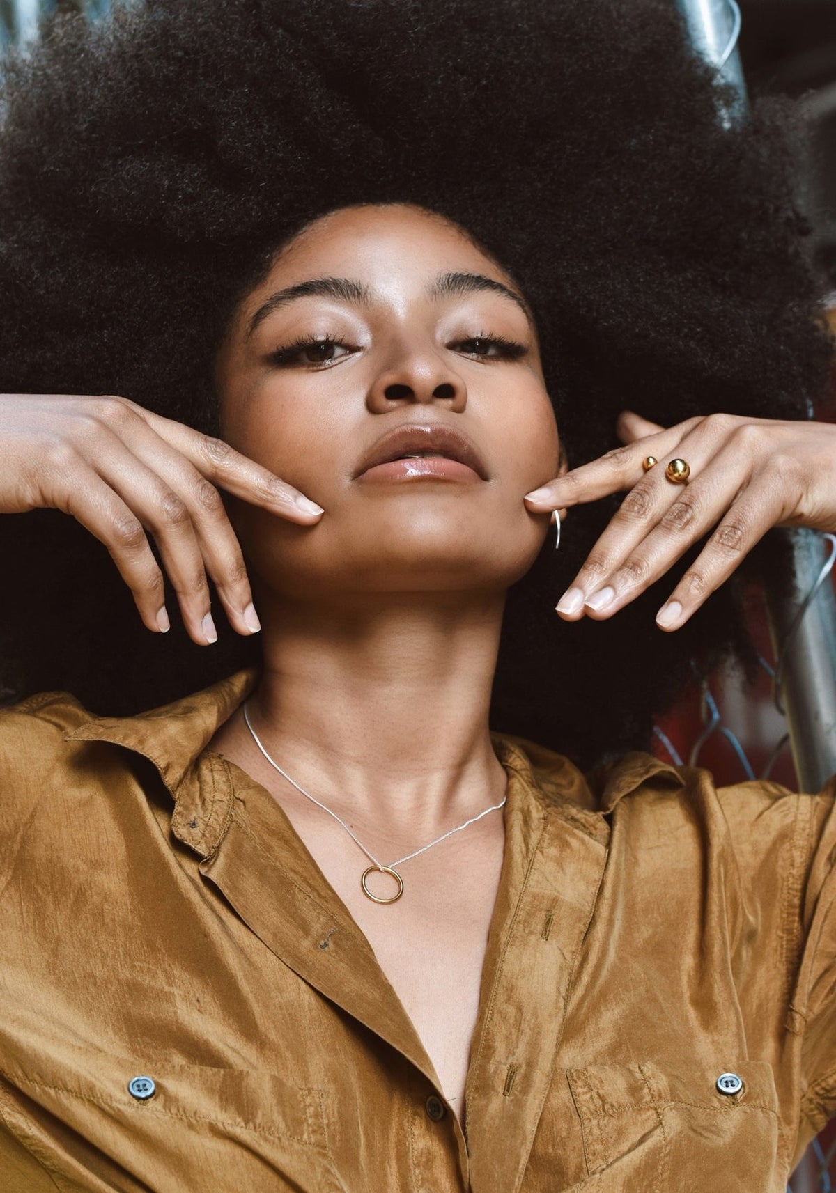 NO MORE Big Bomb gold vermeil bubble ring — view 6