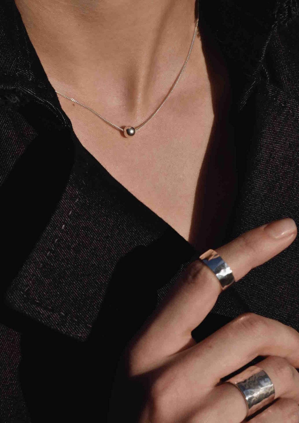 NO MORE Bubble sterling silver pendant necklace — view 3