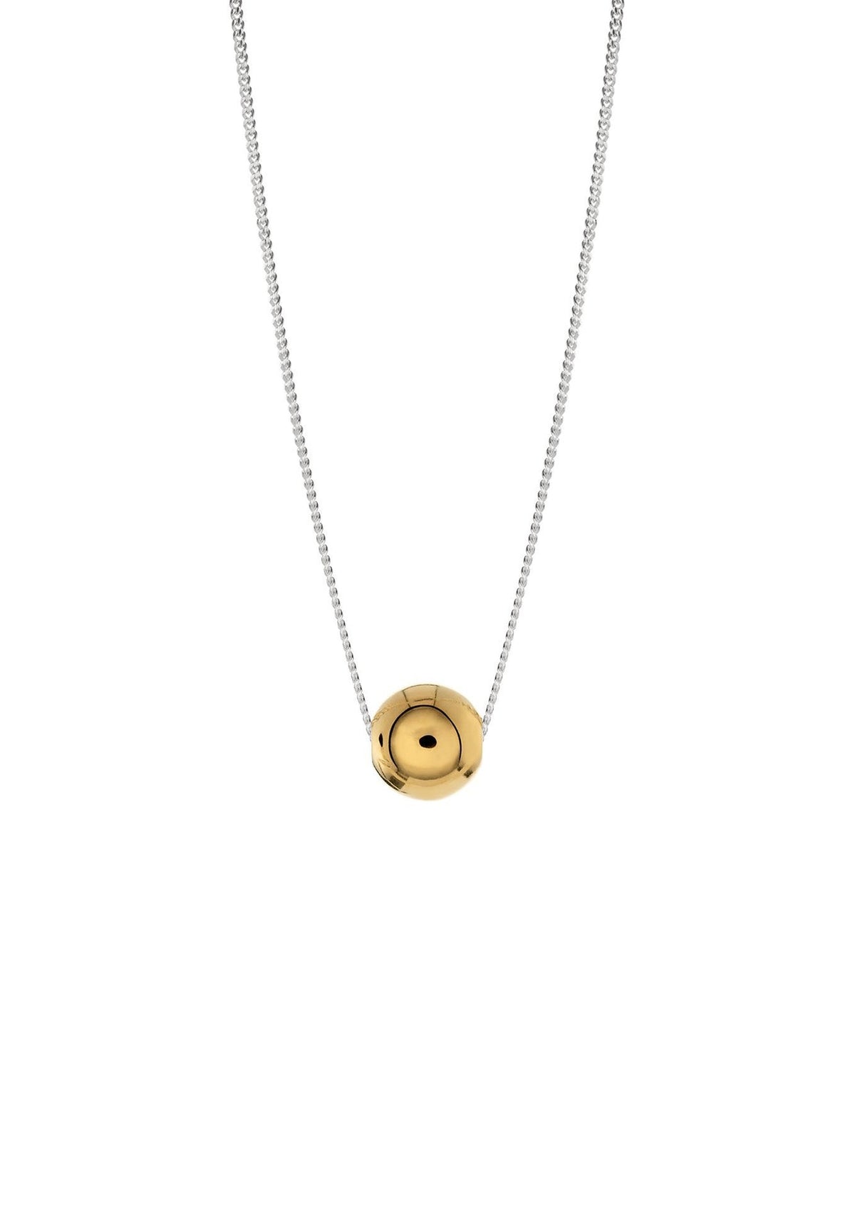 NO MORE Bubble gold vermeil pendant necklace — view 3