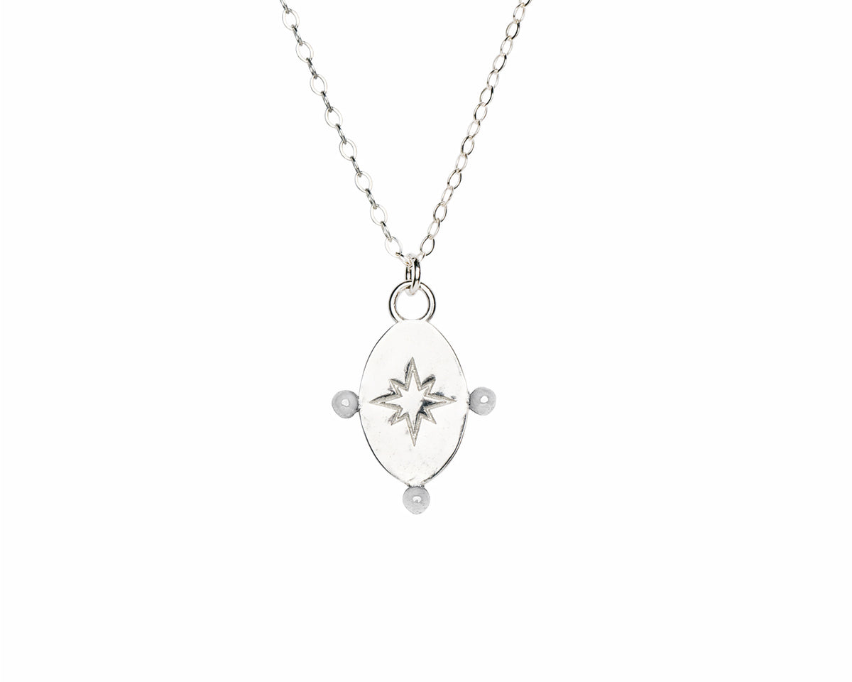 New Vintage by Kriss Morning Star silver necklace — view 4
