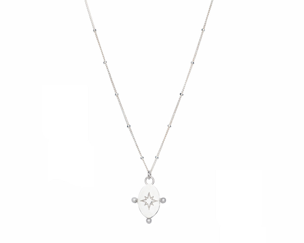 New Vintage by Kriss Morning Star silver necklace — view 3