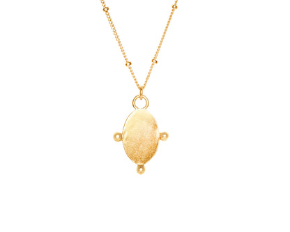 New Vintage by Kriss Morning Star gold necklace — view 6