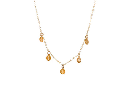New Vintage by Kriss Stargazer gold choker necklace — view 4