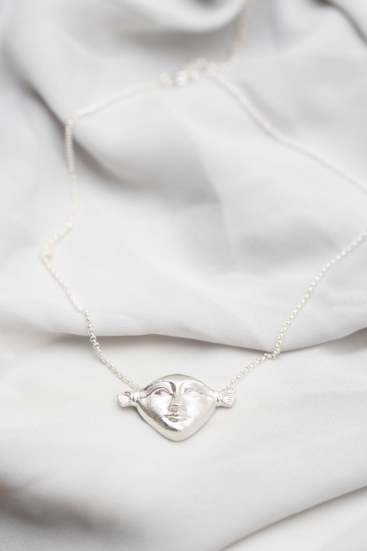 New Vintage by Kriss Hathor Harmony silver choker necklace — view 2