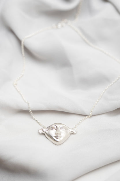 New Vintage by Kriss Hathor Harmony silver choker necklace — view 2
