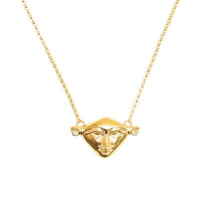 New Vintage by Kriss Hathor Harmony gold choker necklace — view 4