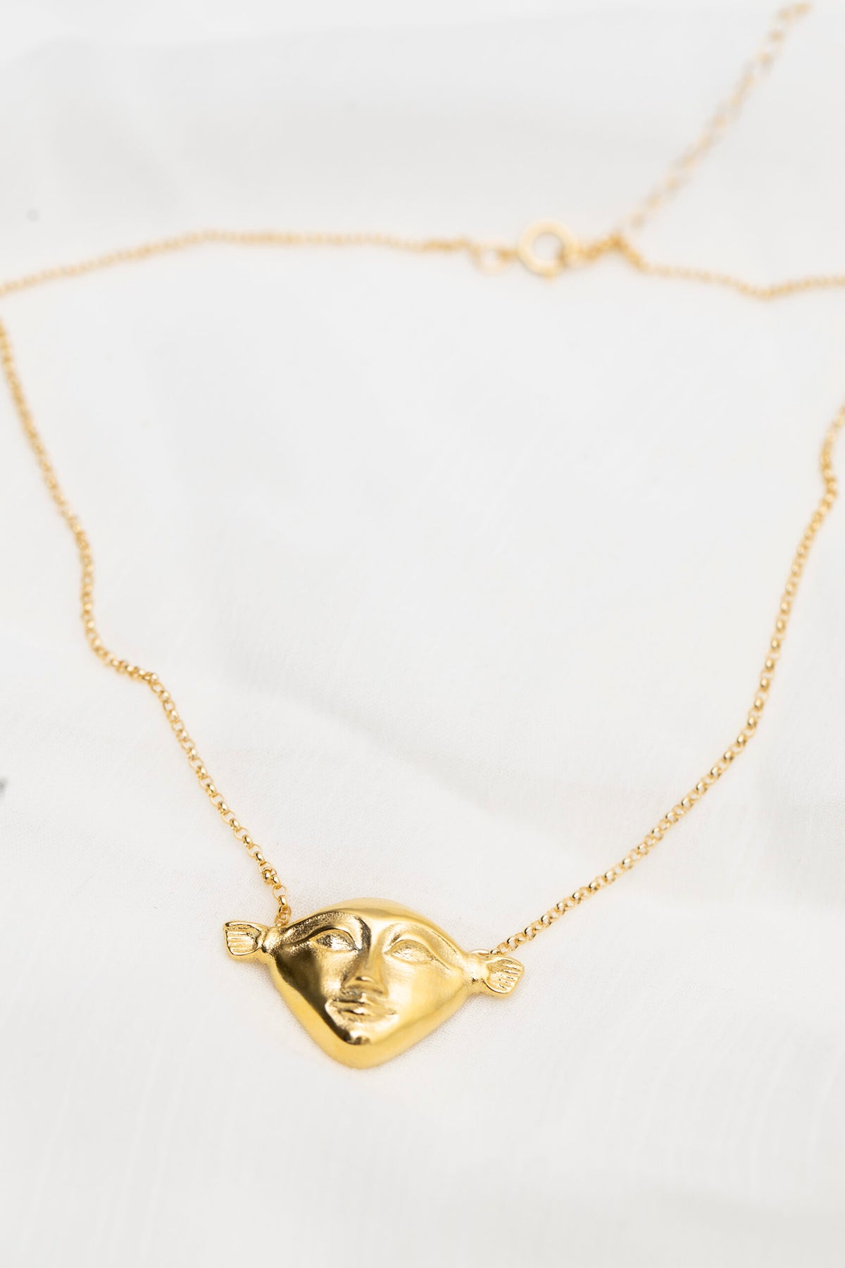 New Vintage by Kriss Hathor Harmony gold choker necklace — view 2