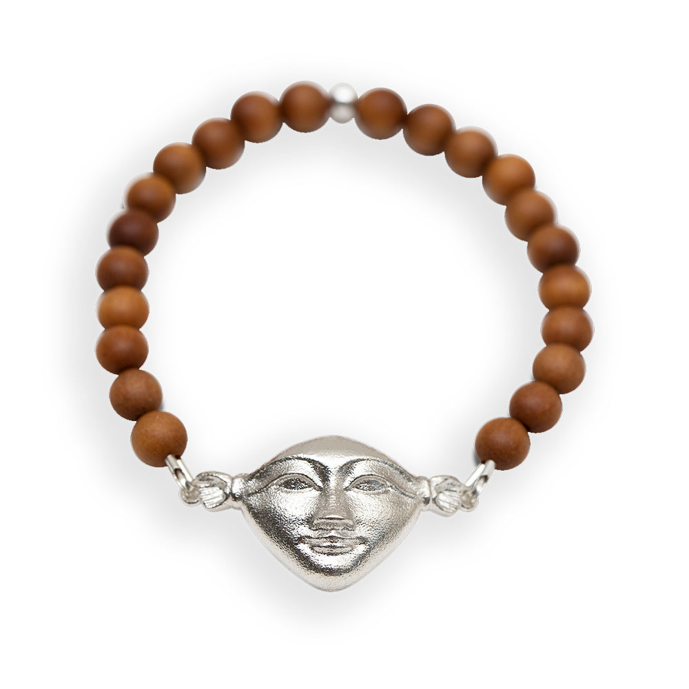 New Vintage by Kriss Hathor Harmony silver bracelet with sandalwood — view 4
