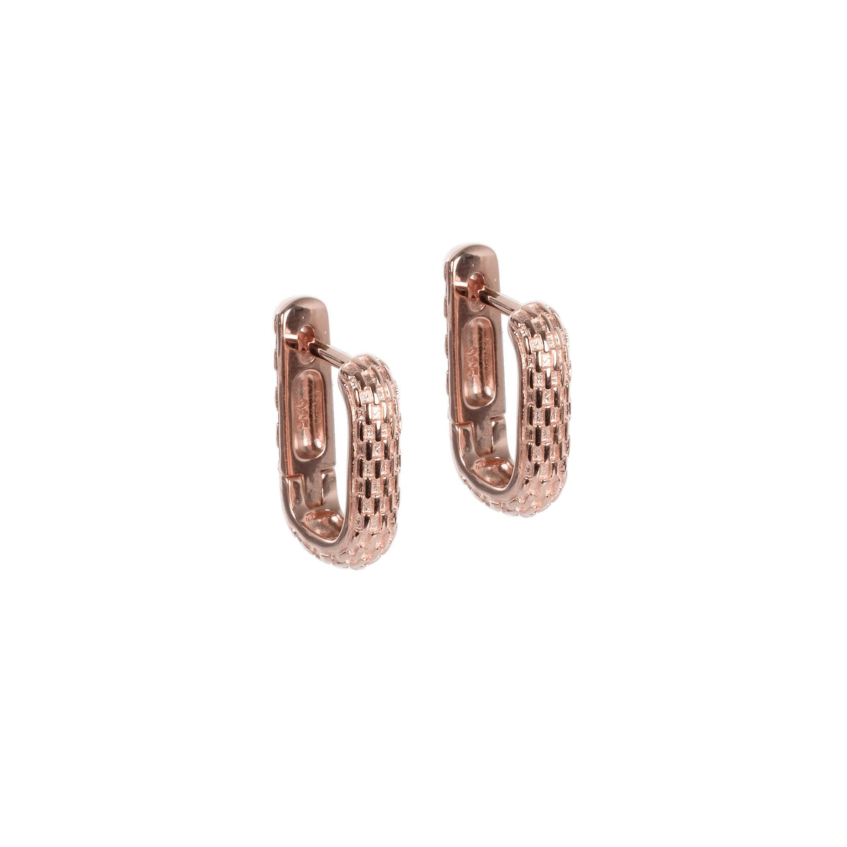MyaMoon Honey Bee Hoopy silver hoop earrings
