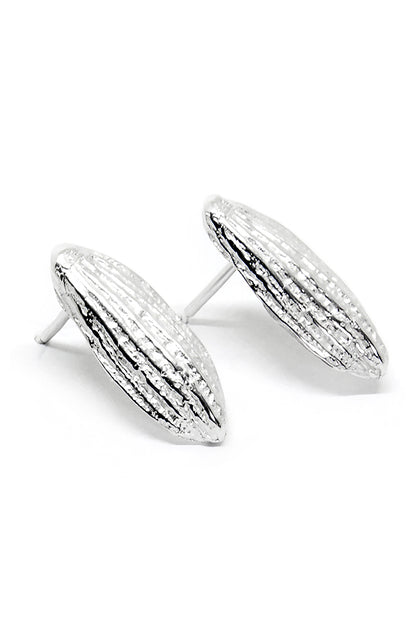 Agnes Veski SPRING Petal silver stud earrings — view 6