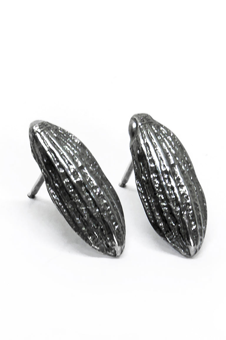 Agnes Veski SPRING Petal silver stud earrings — view 4