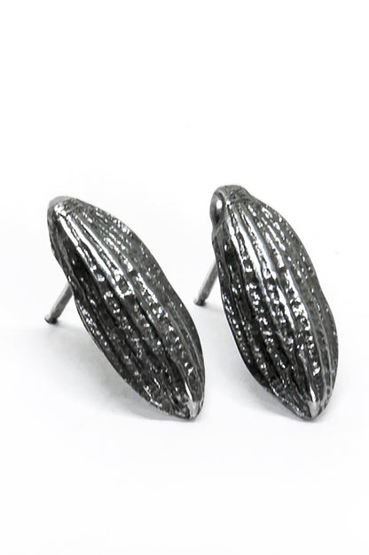 Agnes Veski SPRING Petal silver stud earrings — view 4