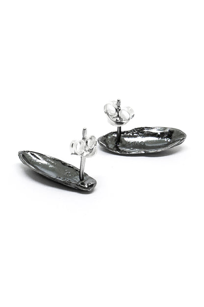Agnes Veski SPRING Petal silver stud earrings — view 5