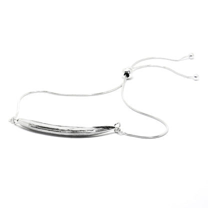 Agnes Veski SPRING Leaf silver bracelet
