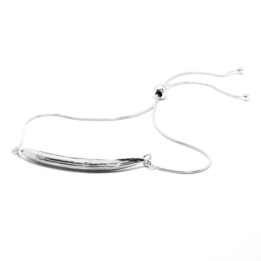 Agnes Veski SPRING Leaf silver bracelet