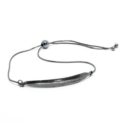 Agnes Veski SPRING Leaf silver bracelet — view 4