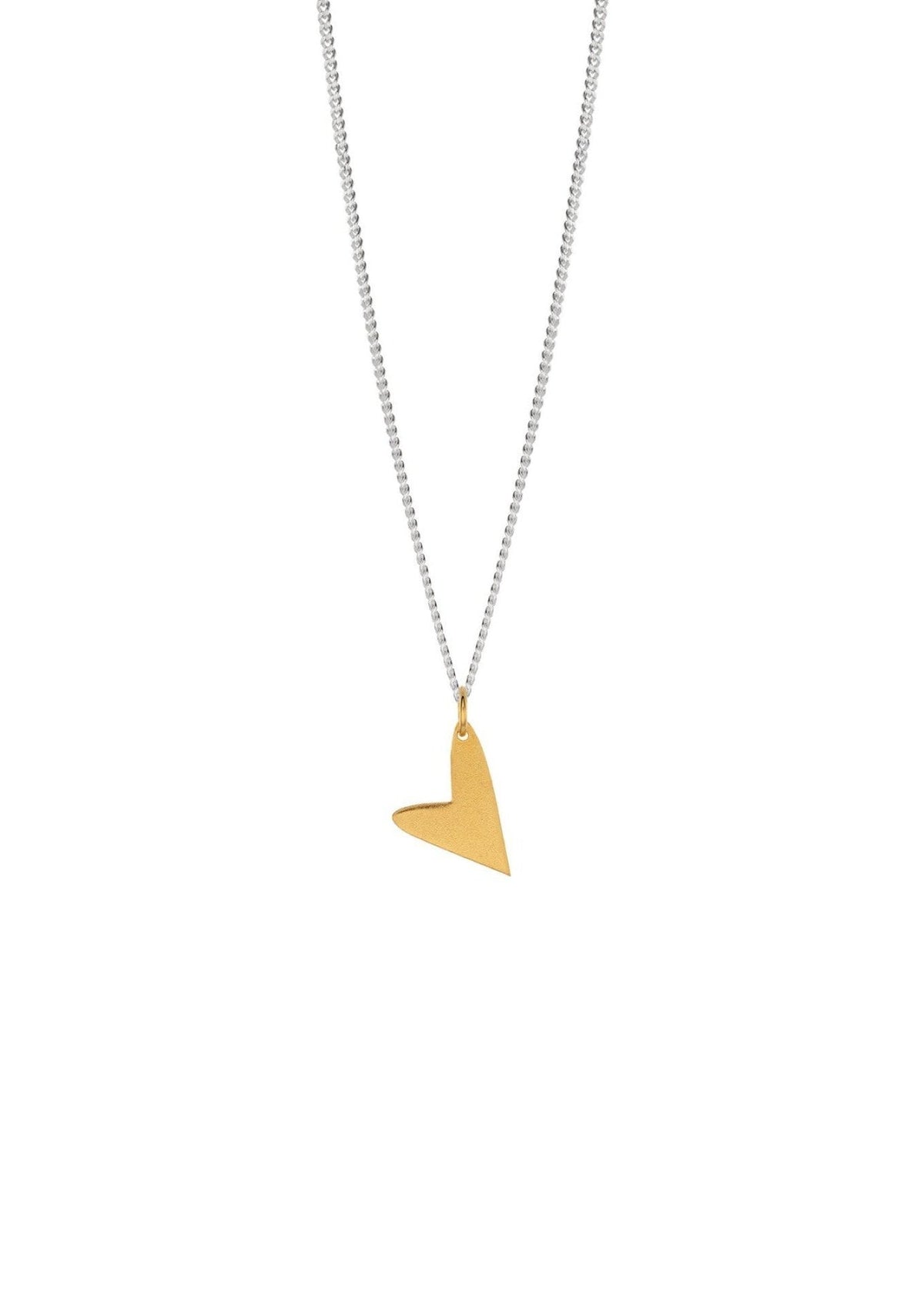 NO MORE Love gold vermeil heart necklace — view 8