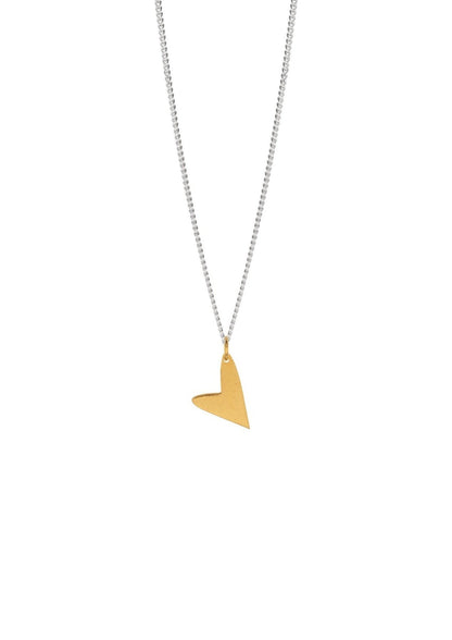 NO MORE Love gold vermeil heart necklace — view 8