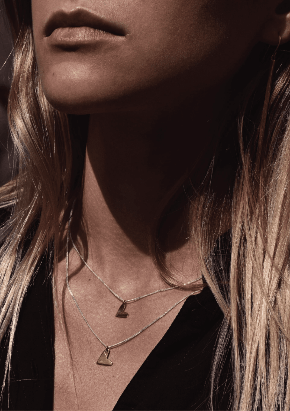 NO MORE Love gold vermeil heart necklace — view 5