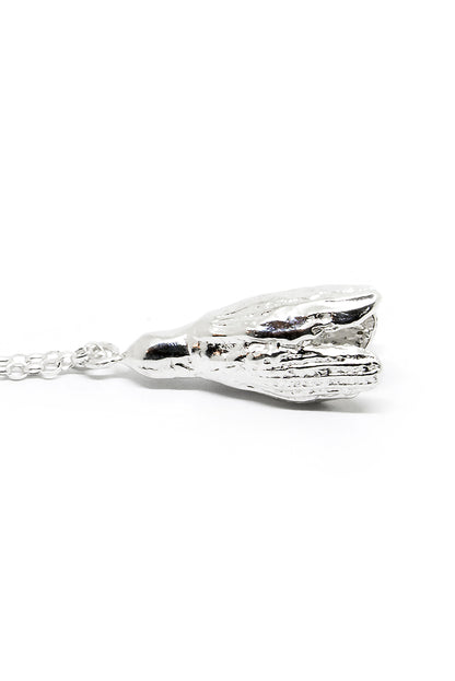 Agnes Veski SPRING Snowdrop silver pendant necklace — view 2