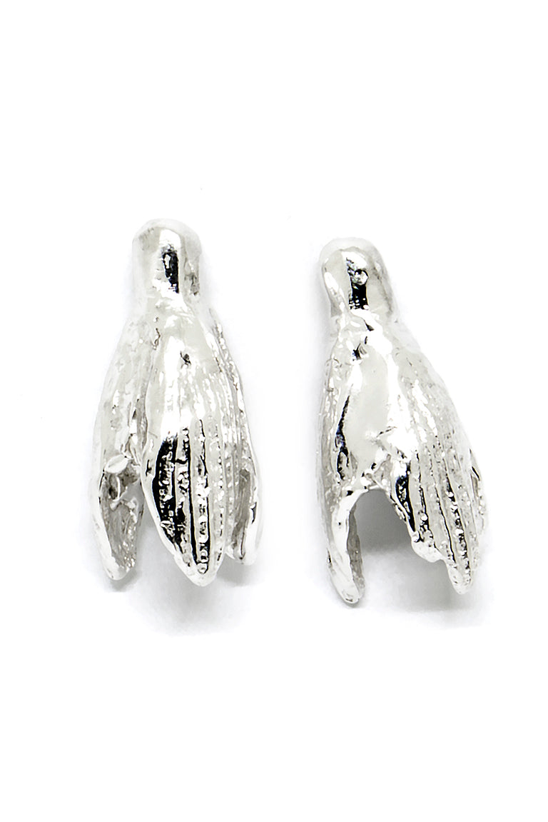 Agnes Veski SPRING Snowdrops silver earrings — view 3