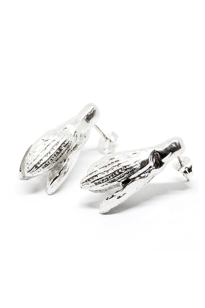 Agnes Veski SPRING Snowdrops silver earrings — view 2