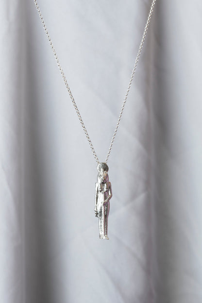 New Vintage by Kriss Sekhmet Fire silver pendant necklace — view 2