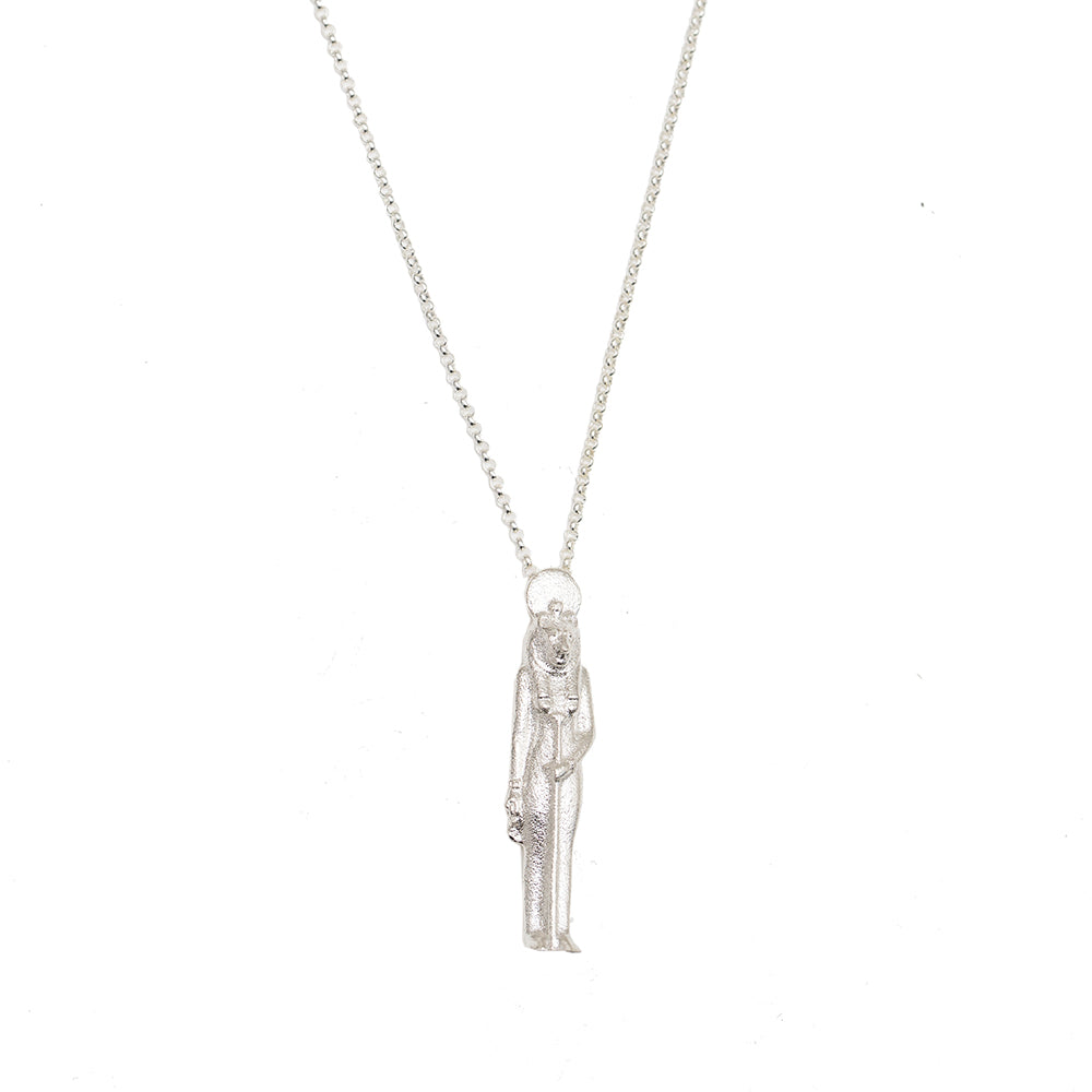 New Vintage by Kriss Sekhmet Fire silver pendant necklace — view 4
