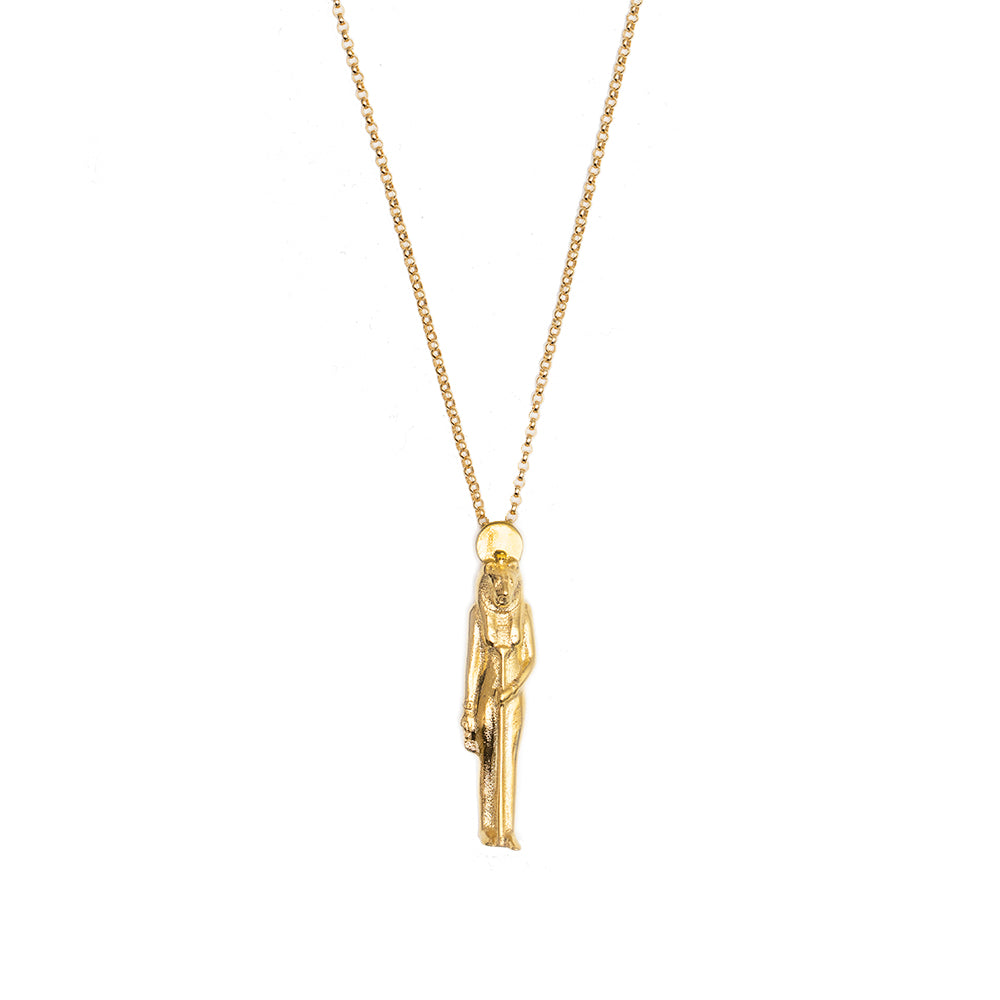 New Vintage by Kriss Sekhmet Fire silver pendant necklace — view 3