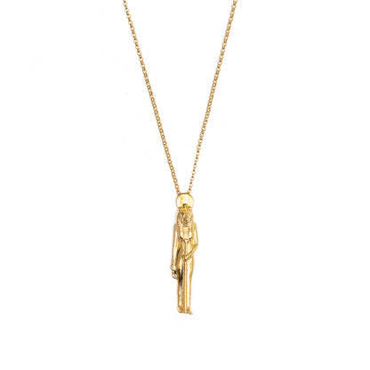 New Vintage by Kriss Sekhmet Fire silver pendant necklace — view 3