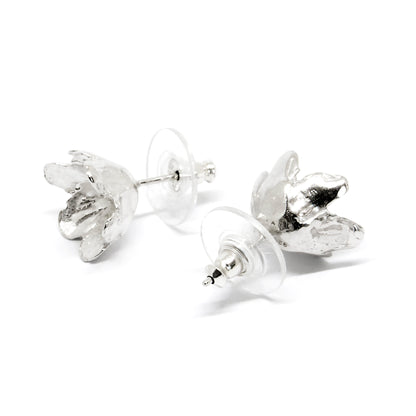 Agnes Veski SPRING Liverleaf silver earrings — view 2