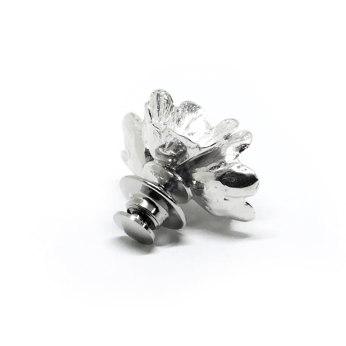 Agnes Veski SPRING Hepatica silver lapel pin brooch