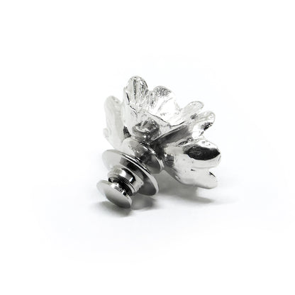 Agnes Veski SPRING Hepatica silver lapel pin brooch