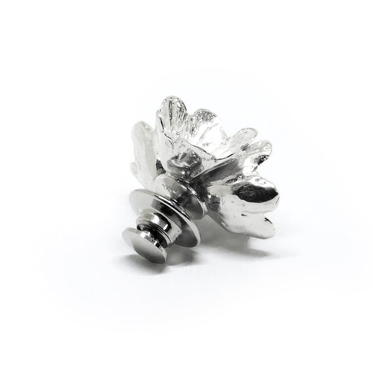Agnes Veski SPRING Hepatica silver lapel pin brooch