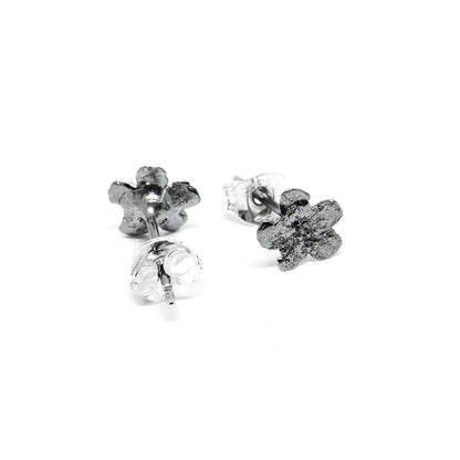 Agnes Veski SPRING Forget-Me-Not silver stud earrings — view 3